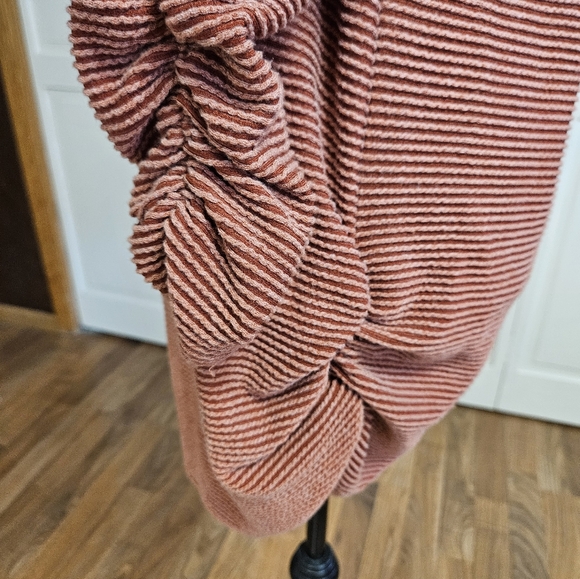 Vanilla Bay women's large rust orange long sleeve tunic - Picture 4 of 8